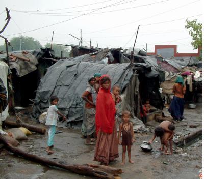 Mayapuri slum, Delhi, India