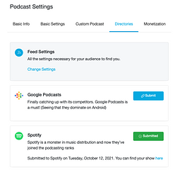 Submit your podcast to Spotify | Podomatic